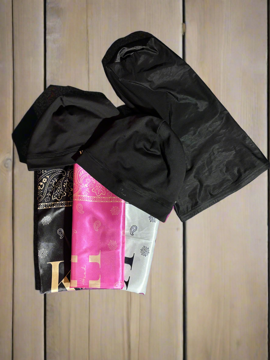 Bandanas, Sock Cap & Skull Cap Bundle