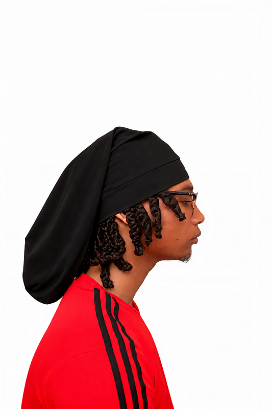 Satin Lined Sock Loc Cap (Stretch & Firm Fit)